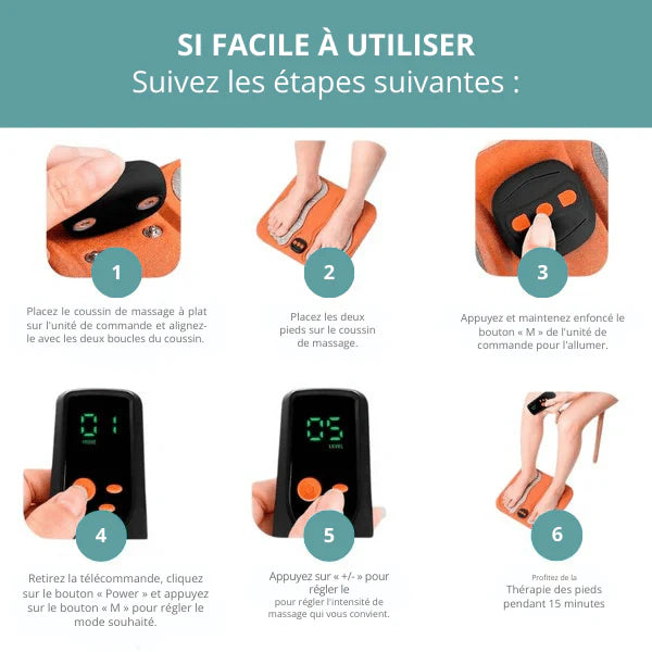 NEMS Foot Massager - NEURO-RELIEF™ - Relieve your foot pain in 30 days